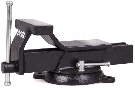 Тиски слесарные поворотные 125 мм стальные наковальни