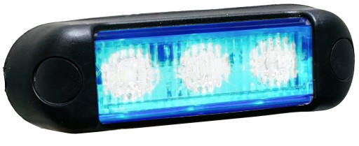 AT-846 - 3 СВІТЛОДІОДНИЙ СТРОБОСКОП МІНІ СИНІЙ СИГНАЛЬНА ЛАМПА