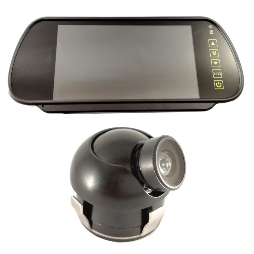 Монитор 7 дюймов Камера заднего вида передняя задняя комплект 12V