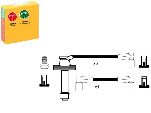 NGK8468(iMOTO) - Комплект кабелів запалювання volvo 850 c70 і s70 + водійський комплект №37