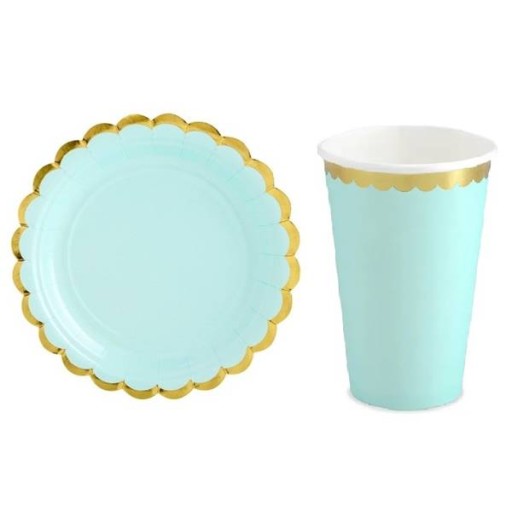 ЧАШКИ ТА ТАРІЛКИ НА 1 РІК М'ЯТНІ ДЕНЬ НАРОДЖЕННЯ