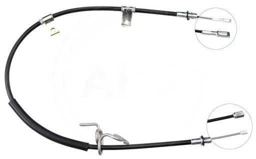 K13909/ZAW - КАБЕЛЬ РУЧНОГО ТОРМОЗА FIAT FREEMONT 11-LT