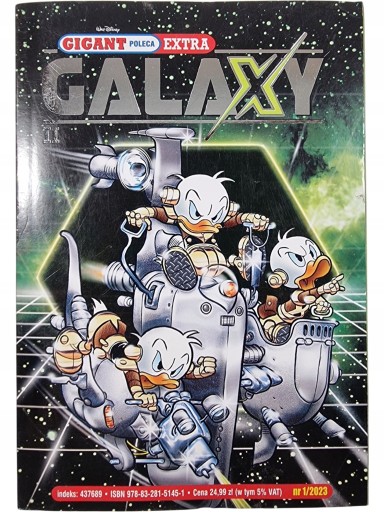 Zdjęcie egzemplarza: Galaxy Tom II / Gigant Poleca Extra / Kaczor Donald Komiks nr 1/2023