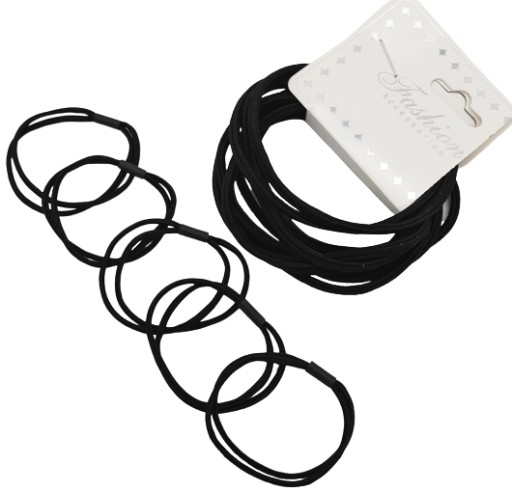 Набір резинок без стиків, чорний