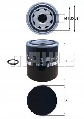 Filter odvlhčovača vzduchu vložka odvlhčovača (M39x1,5mm pravostranný)
