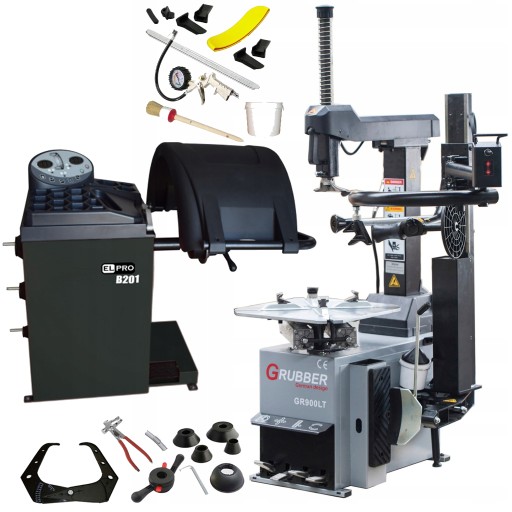 Монтажный станок GR900LT + балансировочный станок B201 GRUBBER