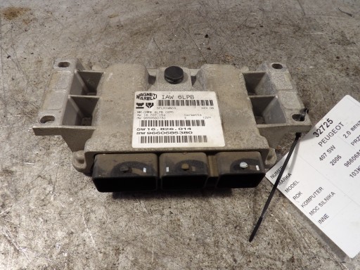 Комп'ютер peugeot 407 sw, контролер 9660685380 9659580780