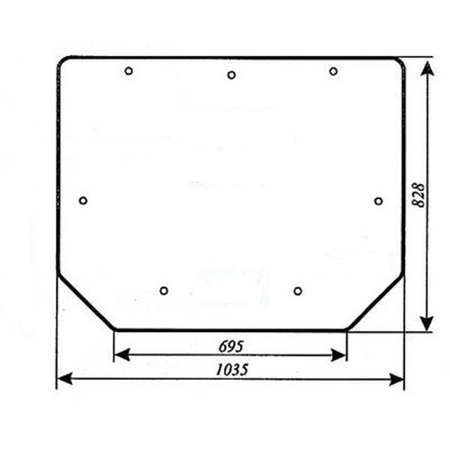 000015821 - ЗАДНЕЕ ОКНО PRONAR 320A