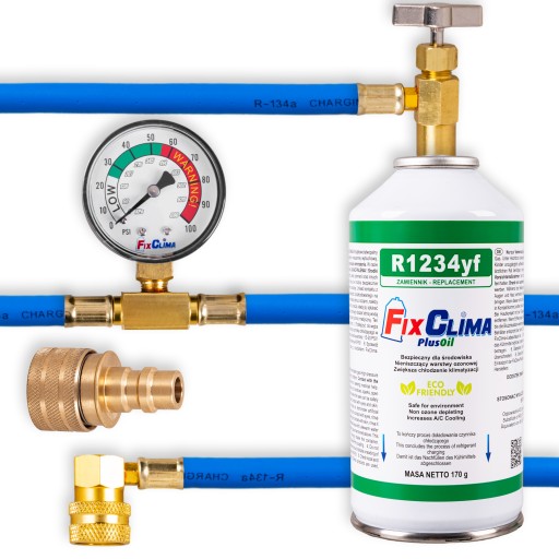 Заправочный комплект для кондиционеров с газовым хладагентом r1234yf
