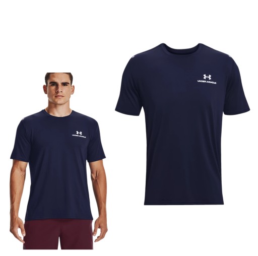 Тренувальна сорочка з коротким рукавом Under Armour M синіх відтінків