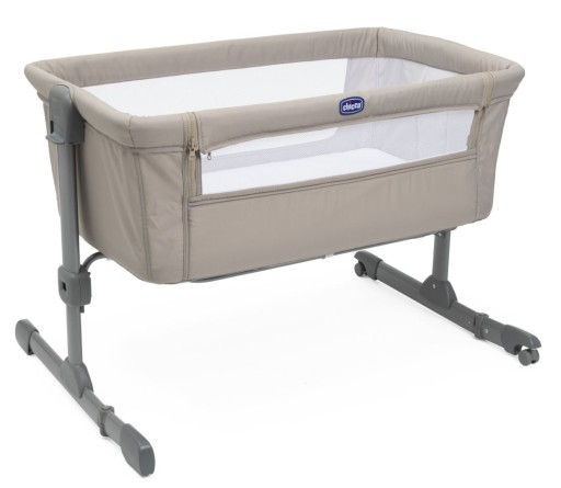 Дорожнє ліжечко Chicco 70,5 х 98,5 см відтінки коричневого і бежевого