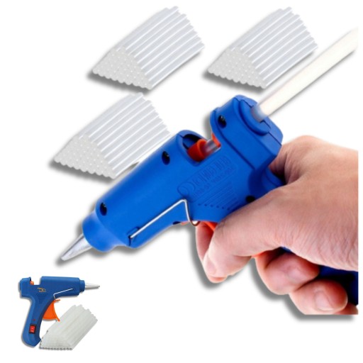 ГОРЯЧИЙ КЛЕЙНЫЙ ПИСТОЛЕТ + 120 КЛЕЕВЫХ КАЛОЧЕК