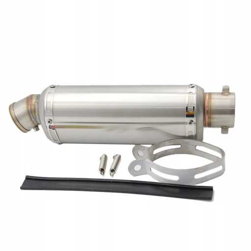 MD0004/T - Глушитель выхлопных газов UNI ADVENTURE Medium Silver KPL