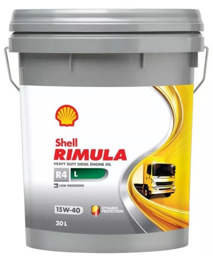 МАСЛО SHELL RIMULA R4 L 15W40 20л