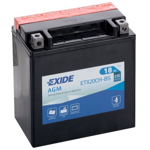 Акумулятор Exide YTX20H-BS 18AH 230A