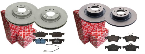 ДИСКИ КОЛОДКИ FEBI СПЕРЕДУ І ЗЗАДУ PEUGEOT 508 282MM