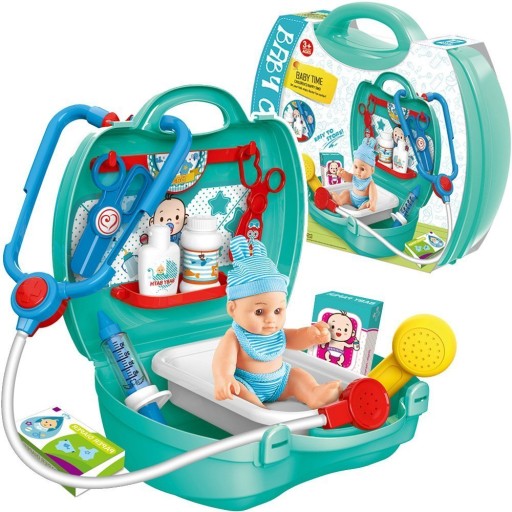 Доктор лікар медичний набір валіза + пупс