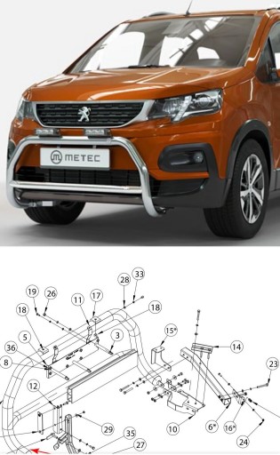 ТРУБКА CITROEN BERLINGO PEUGEOT RIFTER OPEL COMBO 82645071