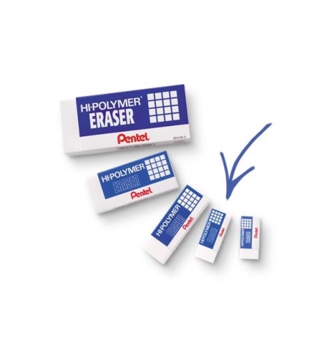 Гумка Pentel біла 1 шт.