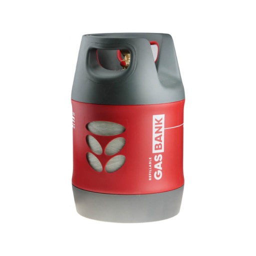 GB-DUO-7.5 - Легкий газовый баллон с несколькими клапанами для кемпера 7,5 кг