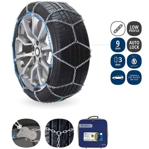 Ланцюги протиковзання VERIGA PRO COMPACT 9-130