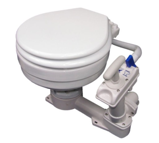 L11510 - ТУАЛЕТ С РУЧНЫМ НАСОСОМ 430X400X300 ММ ДЛЯ ЛОДКИ