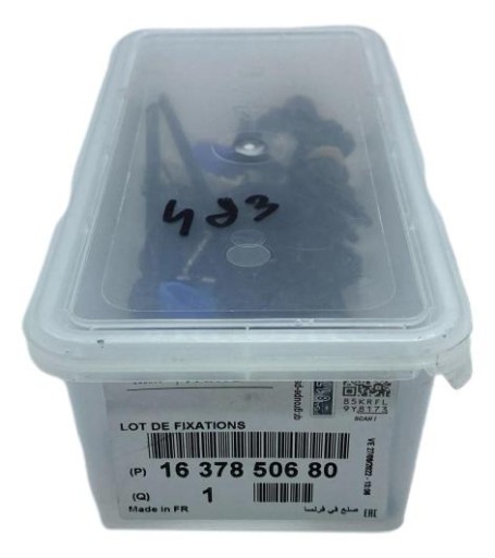 1637850680 ЗАДНІЙ КОМПЛЕКТ ЗАТИСКАЧІВ ДЛЯ БАМПЕРА OE PSA 3008