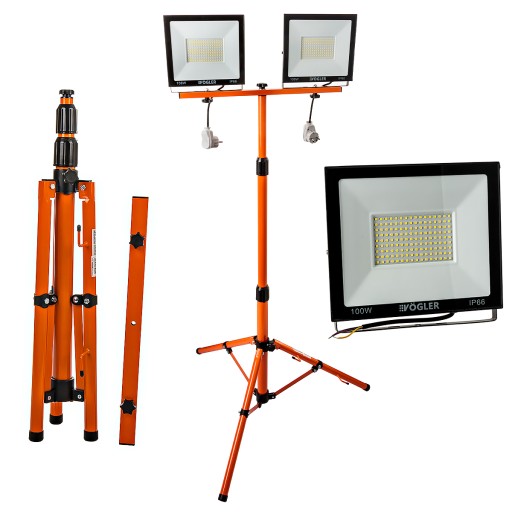 Светодиодный прожектор галогенный рабочий штатив