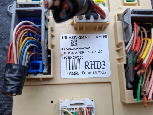91950-2W570 module boîte à fusibles HYUNDAI SANTA FE 3 III 2.2 D CRDI