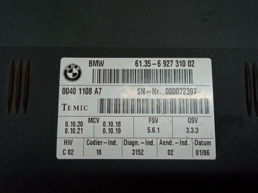 module seat 6927310 Bmw Seria 5 V (2003-2010) E60/61