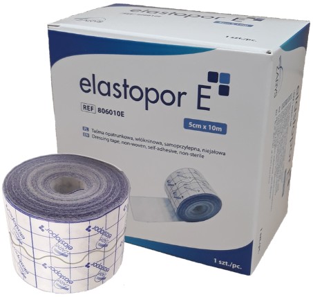 TAŚMA CHIRURGICZNA MEDYCZNA ELASTOPOR 5cmx10m