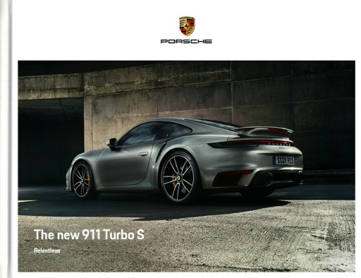 Брошюра модели Porsche 911 Turbo S 2020 года