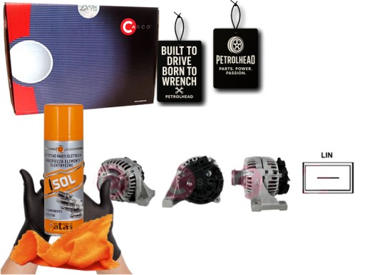 CASCAL10418AS#ECS-PCP+K - Генератор 12v 140a casco #petrolhead pro+ kit4