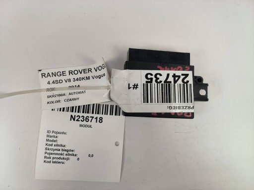 Module Stationnement PDC DPLA-15C859 RANGE ROVER VOGUE