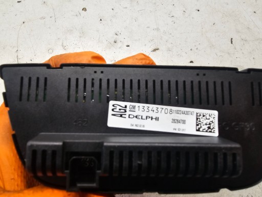 OPEL ASTRA J MERIVA B Unite commande clima PRZYCISKI 13343708