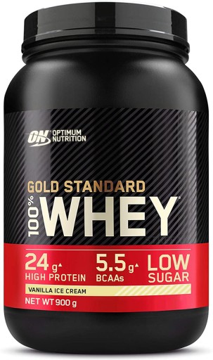 Протеїнова добавка білкова суміш Optimum Nutrition 908 г зі смаком ванілі
