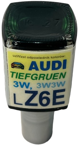 Zaprawka do rys 10ml AUDI VW SEAT Z6E LZ6E 3W TIEFGRUEN