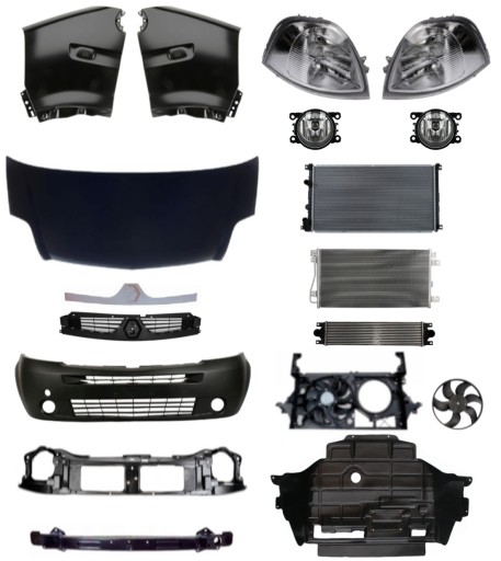 1998 - Ремінь бампера Renault Master 07-10 Крило капота