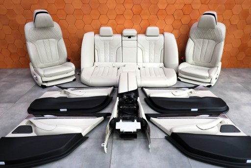BMW 5' G30 inner seats KOMFORT heated HARMAN NAPPA ELFENBEINWEISS