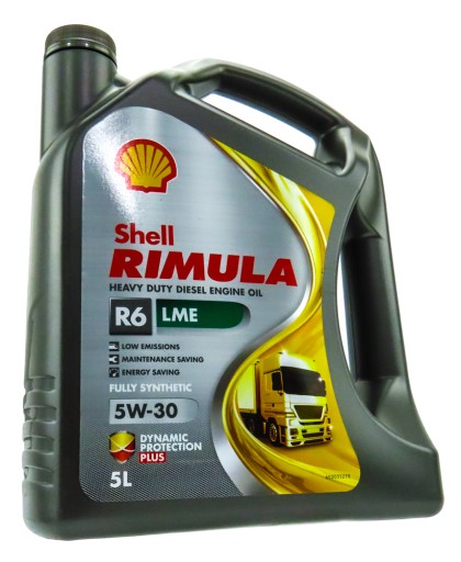 МОТОРНОЕ МАСЛО SHELL RIMULA 5W30 R6 LME SYNTHETIC 5