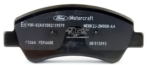 1916327 - ТОРМОЗНЫЕ КОЛОДКИ ЗАДНИЕ TRANSIT 14-CUSTOM 12-ОРИГИНАЛ