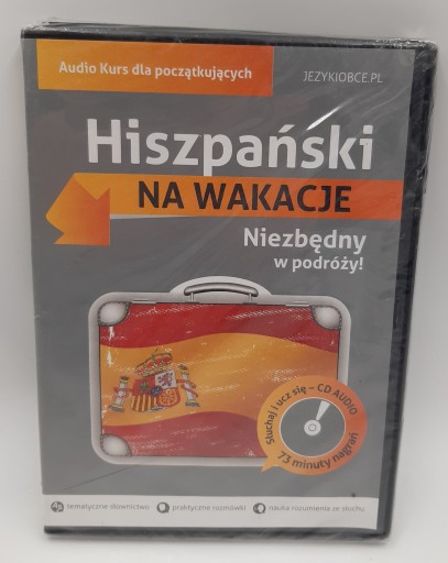 Kurs Hiszpański Na wakacje Książka + płyta CD (Defekt)