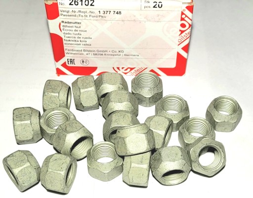 20X ГАЙКА КОЛЕСА FORD GALAXY S-MAX M14X1.5 21