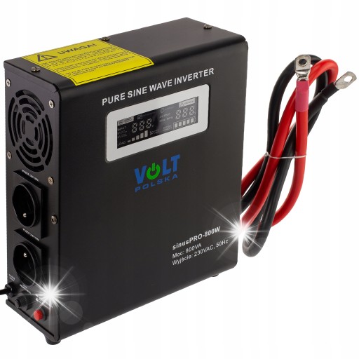 Источник бесперебойного питания ups volt polska sinus pro 800w 12v 230v для печи и котла центрального отопления