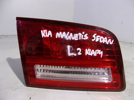 Kia Magentis II sedan light left rear part to the bonnet