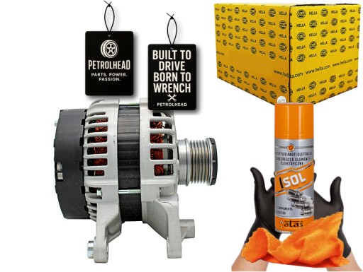 HEL8EL 015 - Генератор 12v mercedes hella #petrolhead pro+ kit4