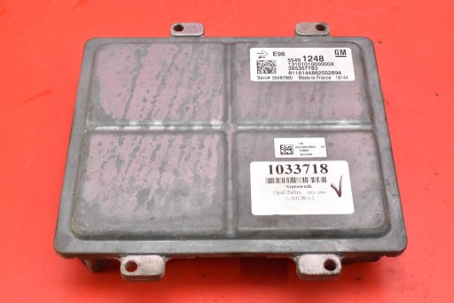 control unit computer of the engine 55491248 OPEL ZAFIRA C 1.6 CDTI 120KM 12-16