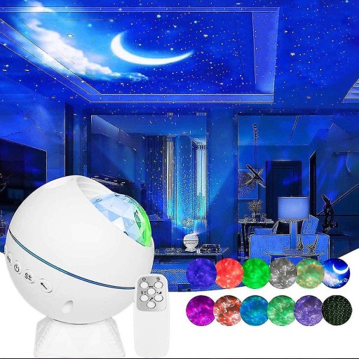 Noční světlo Galaxy projektor hvězda barevný dynamický za 1416 Kč - Allegro