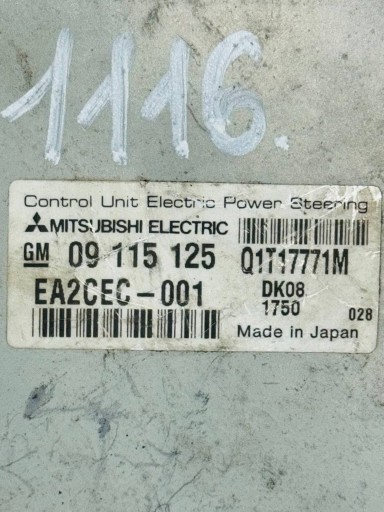 modulo SERVOSTERZO OPEL CORSA C 09115125 Q1T17771M