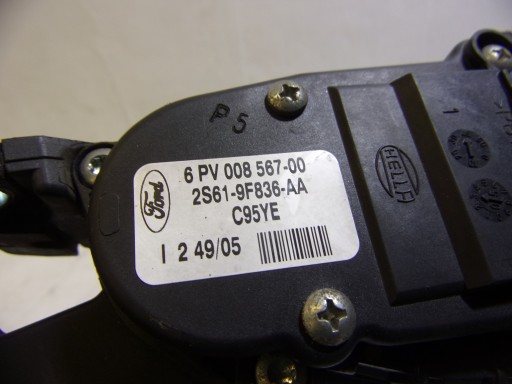 accelerator pedal FORD FIESTA MK 6 1.6 TDCI 2S61-9F836-AA